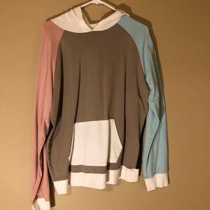 Large Colorful Pullover Pacsun Long Sleeve Hoodie